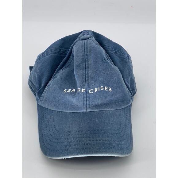 AMERICAN NEEDLE INC. Unisex Adult Blue Denim Sea Of Crises Adjustable Hat SZ OS - Picture 2 of 11